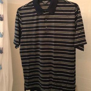 Sold brooks brothers black striped polo shirt
